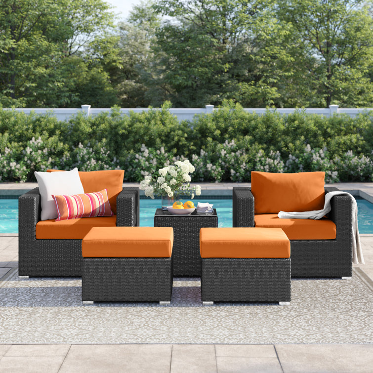 Sol 72 Outdoor™ Brentwood Wicker/Rattan 2 Person Seating Group with